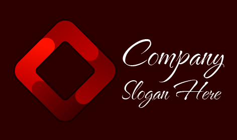 Logotipo Moderno De Cuadrado Hueco