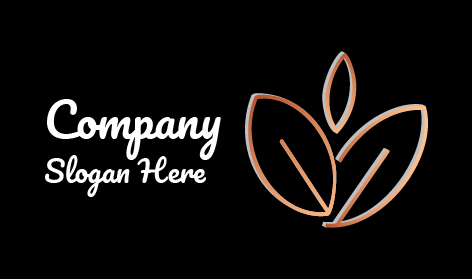 Modern Leaf Harmony Logo