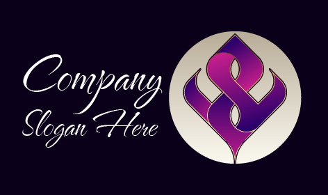 Modern Purple Infinity Logo