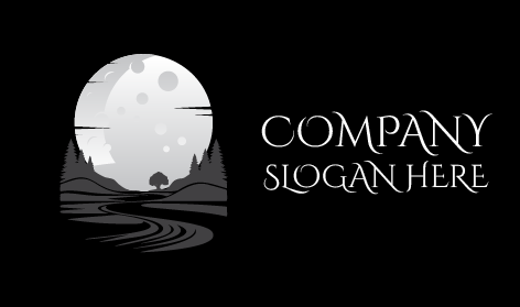 Gece Ay Gölü Logosu