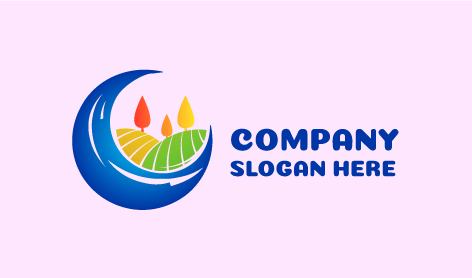 Ağaçlar Tepeler Ay Logo
