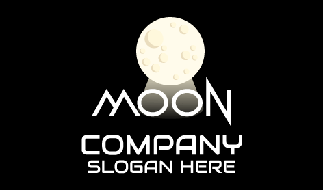 Optisch Ansprechendes Moonshine-logo