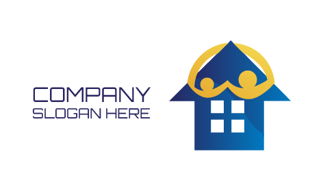 Logotipo Da Rede Hipotecária Azul