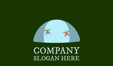 Logotipo De Mosquitos Para Carpa De Camping