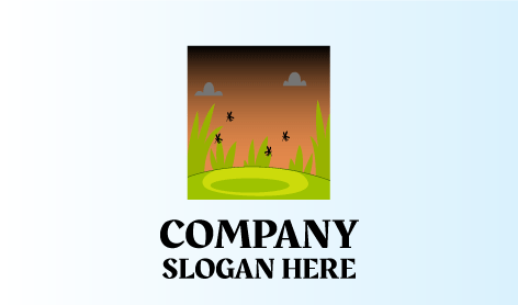 Logotipo De Mosquitos De Estanque Ver//de