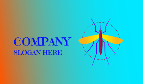 Logotipo De Mosquitos De Control De Plagas