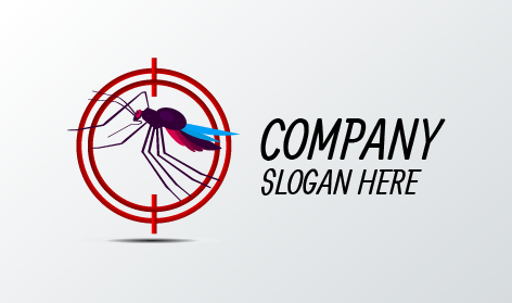 Logotipo Rojo De Mosquitos