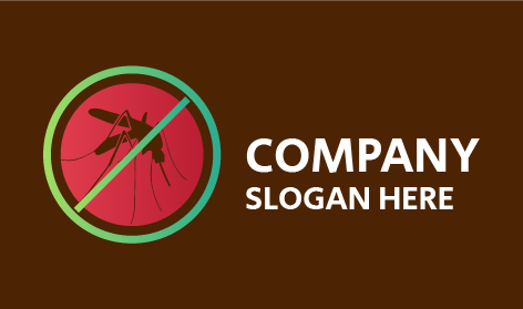 Logotipo De Mosquito Centrado En La Seguridad