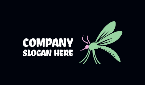 Logotipo Elegante Y Premium De Mosquito