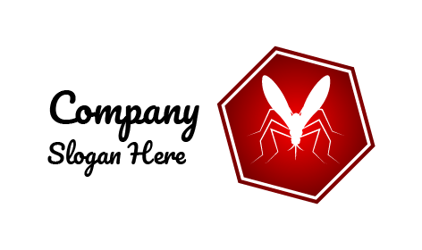 Logotipo Pequeño De Mosquito Blanco