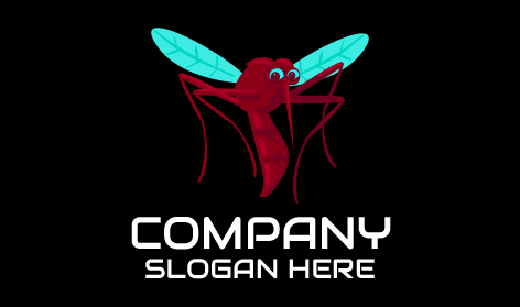 Impresionante Logotipo Del Mosquito Probóscide