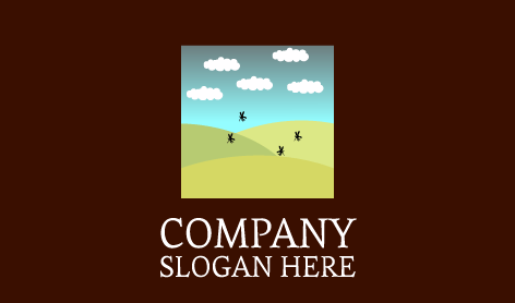 Logotipo De Grupo De Enjambre De Mosquitos