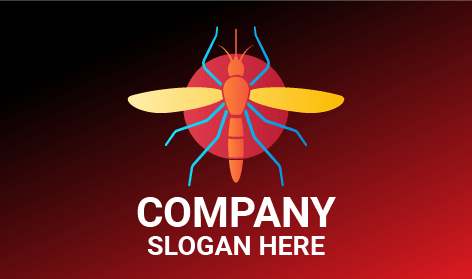 Logotipo De Mosquito Tridimensional