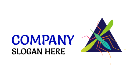 Logotipo De Mosquitera Triangular