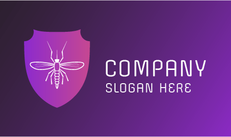 Logotipo De Mosquito Blanco