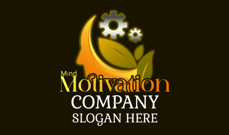 Logo De Motivation De La Tête Humaine