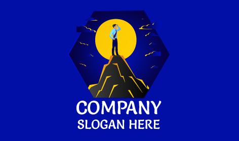 Logo De Motivation Pour La Réussite Et La Réussite