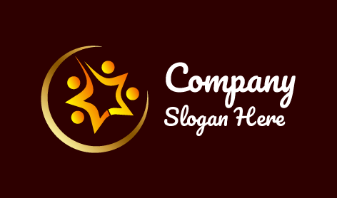 Logo De Motivation De L'étoile Du Succès
