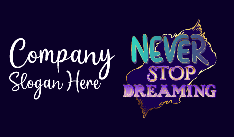 Logo De Motivation Dynamique Avec Mot-symbole