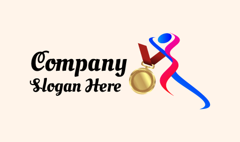 Logo De Motivation Pour La Vision De La Victoire