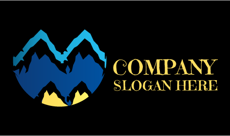 Blue Mountain Şık Logo
