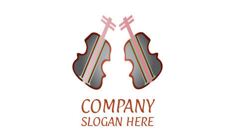 Gray Guitar Music Logo