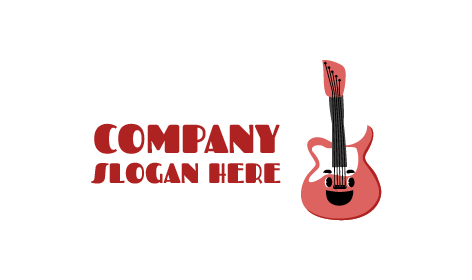 Logo Für Lachende Gitarrenmusik