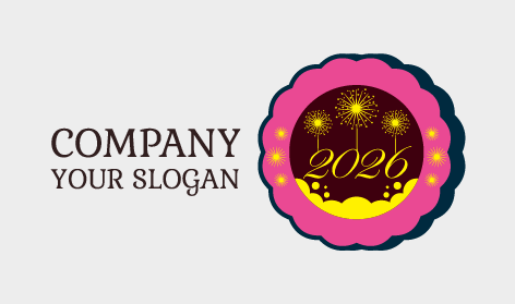 Logo Für Die Neujahrsfeier