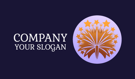 Neujahrsstern-feuerwerk-logo