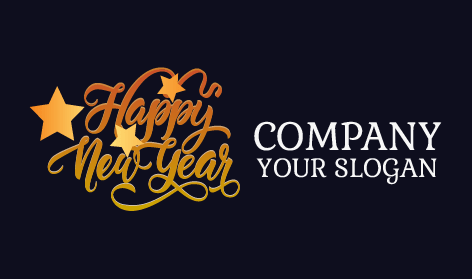 Premium-Star-Neujahrslogo