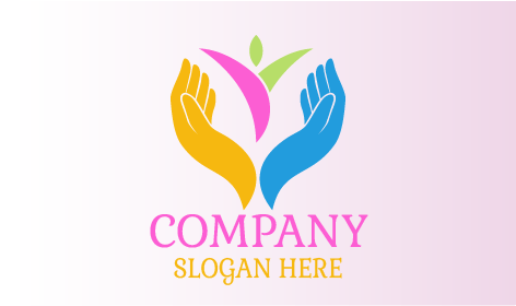 Logotipo Sin Fines De Lucro De Felicidad Floreciente