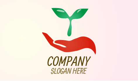 Logotipo De Mano Cariñosa Sin Fines De Lucro