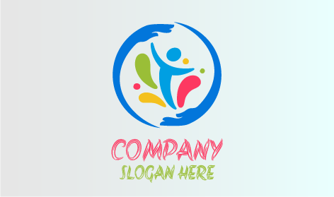 Logotipo De Apoyo Comunitario Sin Fines De Lucro