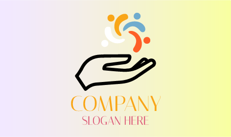 Dando La Mano Logotipo Sin Fines De Lucro