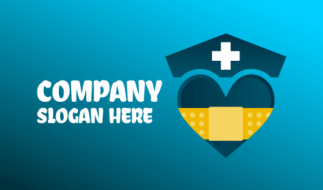 Logo Des Soins Infirmiers Blue Heart