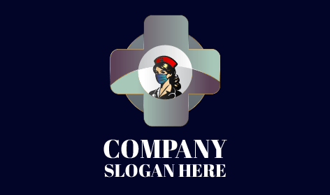 Logo Dell'infermiere Medico Mascherato