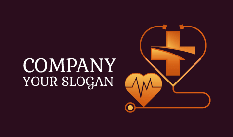 Logo Des Soins Infirmiers Orange Heart