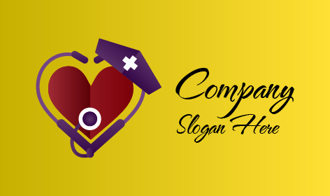 Logo De Casquette D'infirmière Violette