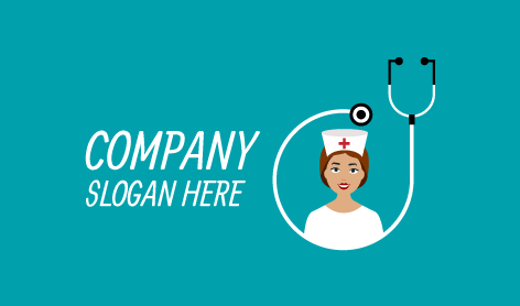 Logo Médical Infirmier Blanc