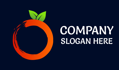 Nutritious Orange Restaurant Logo