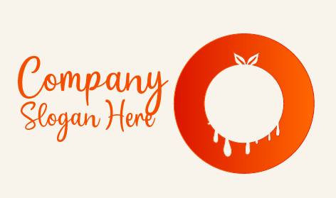 Orange Juice Melting Logo
