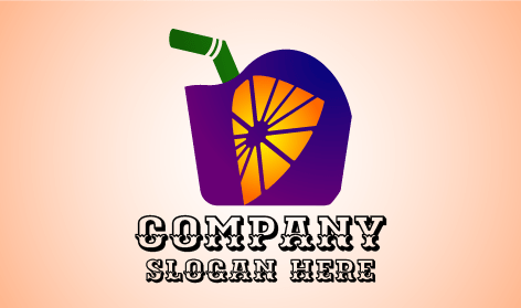 Logo Minuman Jeruk Yang Menyegarkan