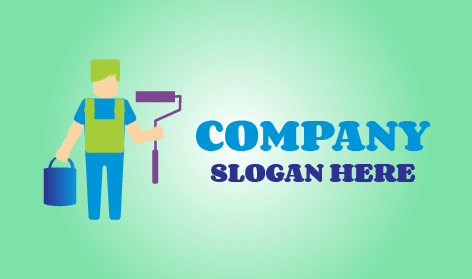 Logo Pelukis Berambut Hijau