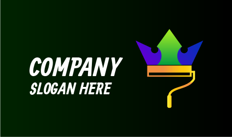 Logo Pelukis Mahkota Logam