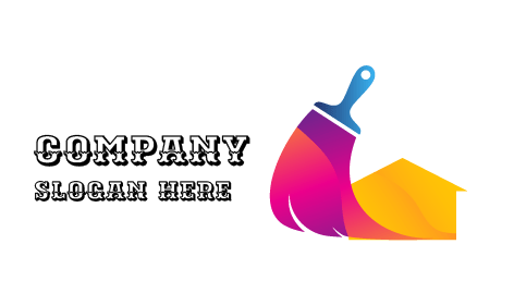 Logo Pelukis Rumah Oranye