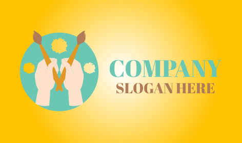 Logo Kuas Tangan Pelukis