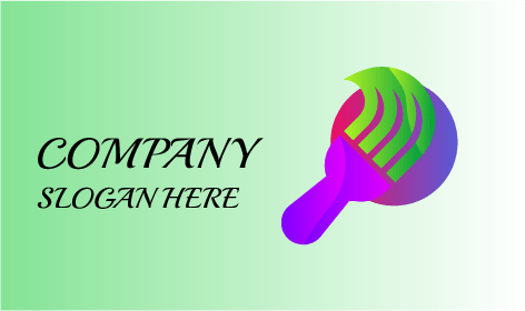 Logo Pelukis Kuas Bulu Burung Beo