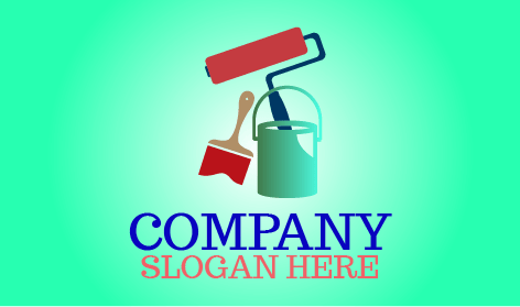 Logo Kuas Pelukis Merah