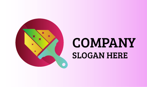 Logo Pelukis Kuas Berbintang