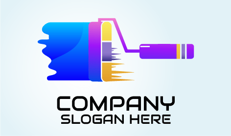 Logo Pelukis Biru Air